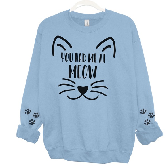 You Had Me at Meow Sweater - Picture 4 of 5